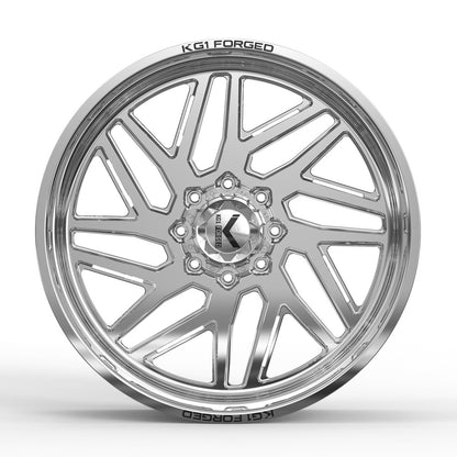 28x16 KG1 KF009 Yaz-N RIGHT DIRECTIONAL Polished FORGED Wheel Blank (-101mm)