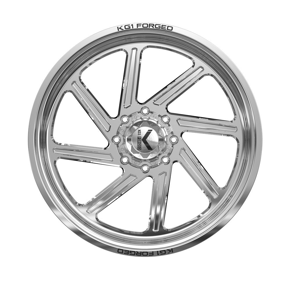 24x14 KG1 KF011 Spool LEFT DIRECTIONAL Polished FORGED Wheel Blank (-76mm)