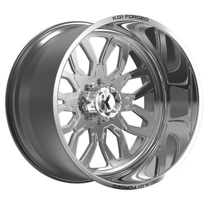 26x16 KG1 Forged KF015 Gear Polished FORGED Wheel Blank (-101mm)
