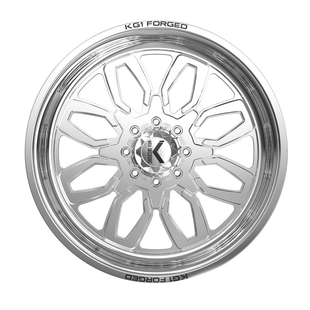 24x14 KG1 Forged KF015 Gear Polished FORGED Wheel Blank (-76mm)