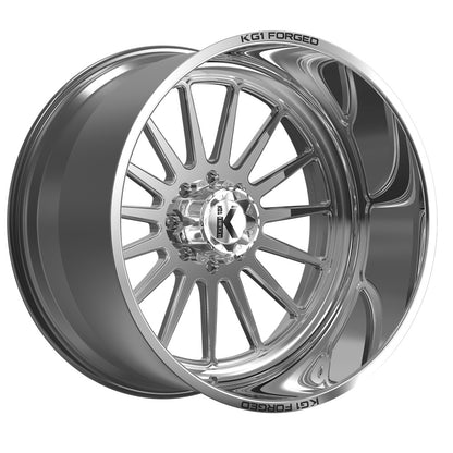 22x12 KG1 Forged KF016 Rays Polished FORGED Wheel Blank (-44mm)