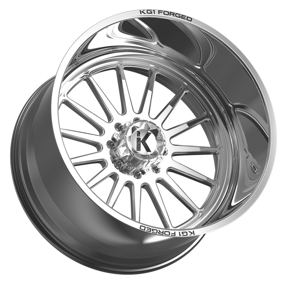 22x12 KG1 Forged KF016 Rays Polished FORGED Wheel Blank (-44mm)