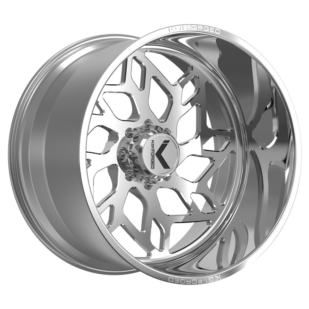 22x12 KG1 KF021 Kreator RIGHT DIRECTIONAL Polished FORGED Wheel Blank (-44mm)