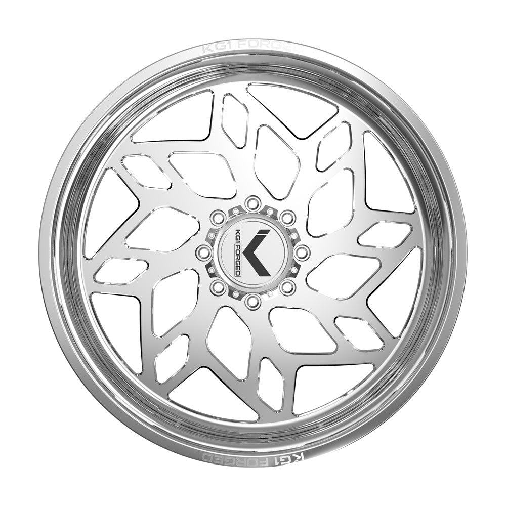 24x12 KG1 KF021 Kreator Polished LEFT DIRECTIONAL FORGED Wheel 8x170 (-44mm)