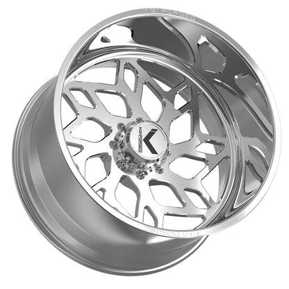 24x12 KG1 KF021 Kreator RIGHT DIRECTIONAL Polished FORGED Wheel Blank (-44mm)
