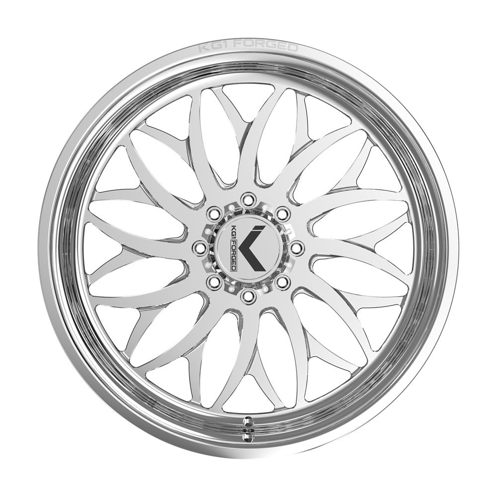 26x16 KG1 Forged KF022 Galactic Polished Milled FORGED Wheel Blank (-101mm)