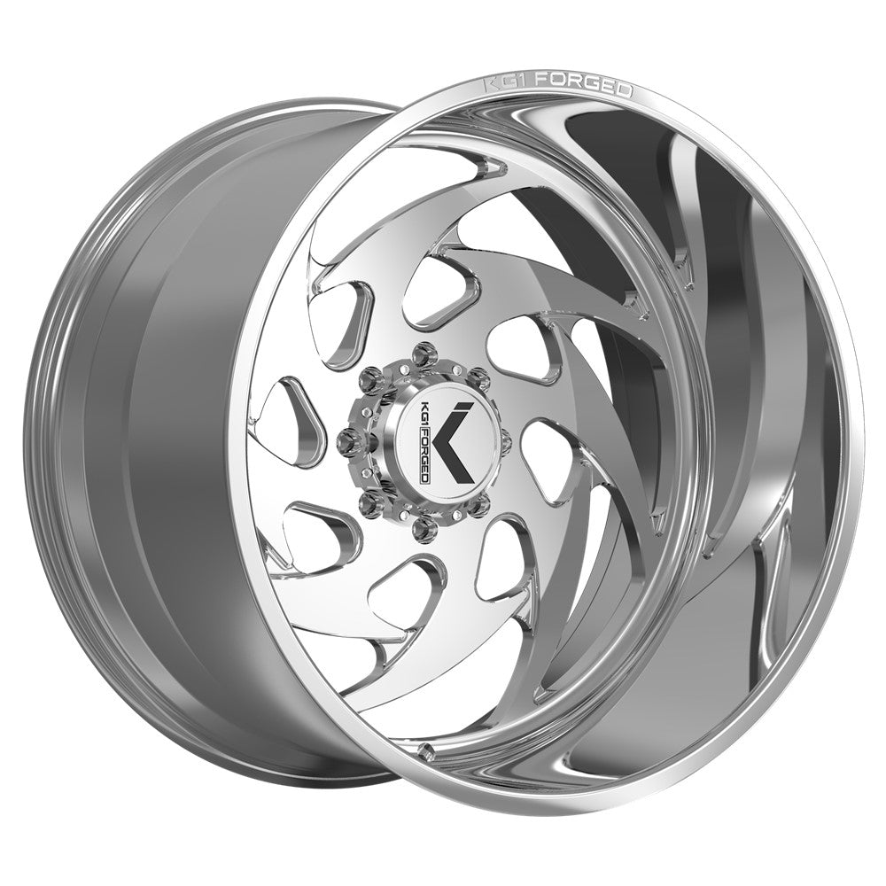 24x14 KG1 KF024 Bayonet RIGHT DIRECTIONAL Polished FORGED Wheel Blank (-76mm)
