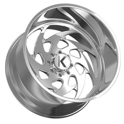 24x14 KG1 KF024 Bayonet LEFT DIRECTIONAL Polished FORGED Wheel Blank (-76mm)