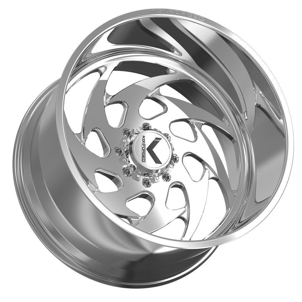24x12 KG1 KF024 Bayonet LEFT DIRECTIONAL Polished FORGED Wheel Blank (-44mm)