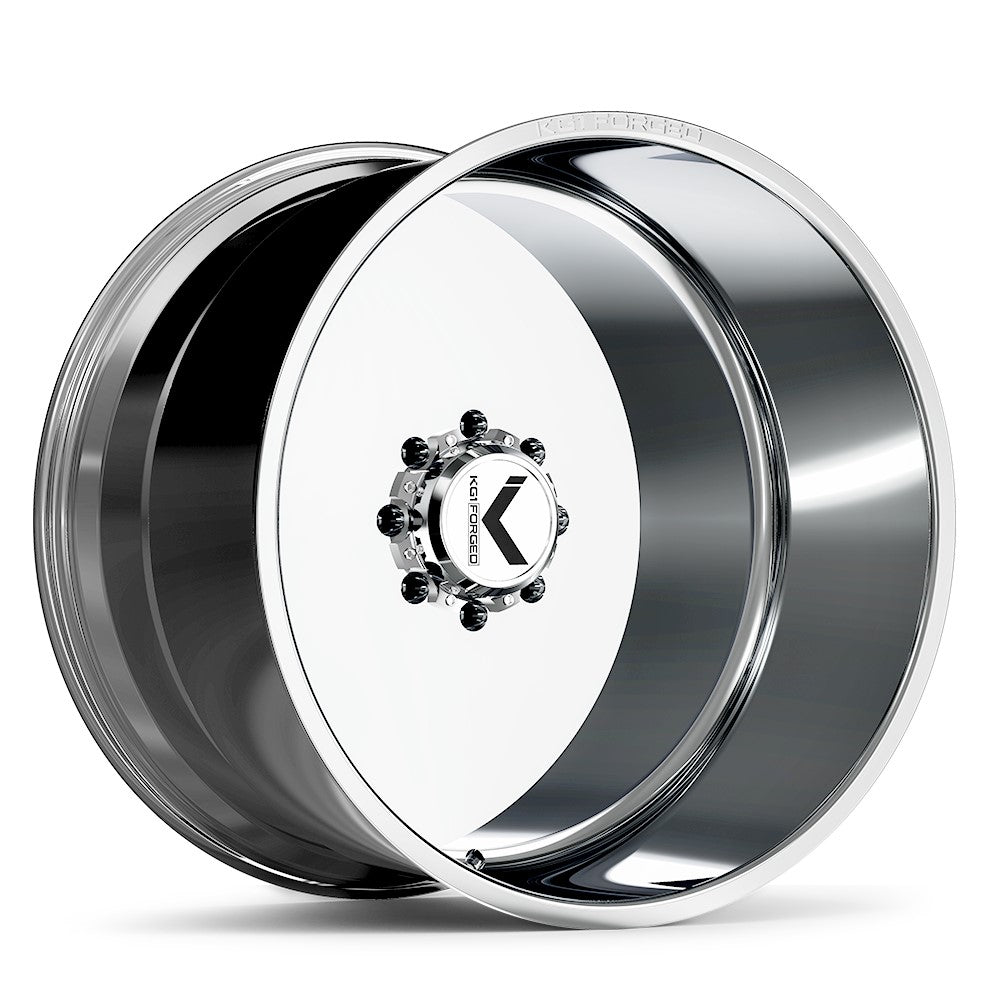 26x14 KG1 Forged KF025 Big Smooth Polished FORGED Wheel 8x180 (-101mm)