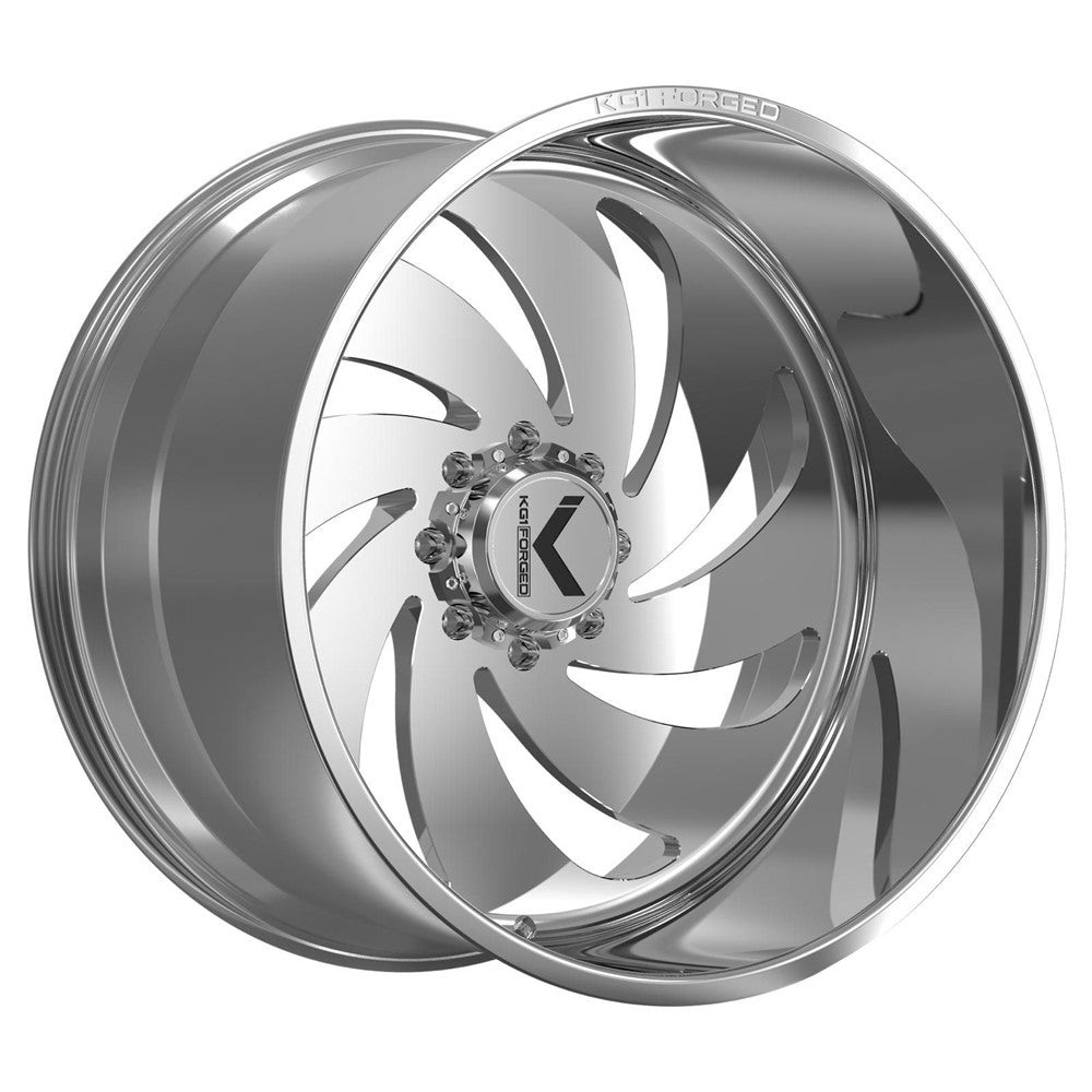26x14 KG1 Forged KF030 Slap Polished Milled FORGED Wheel Blank (-76mm)