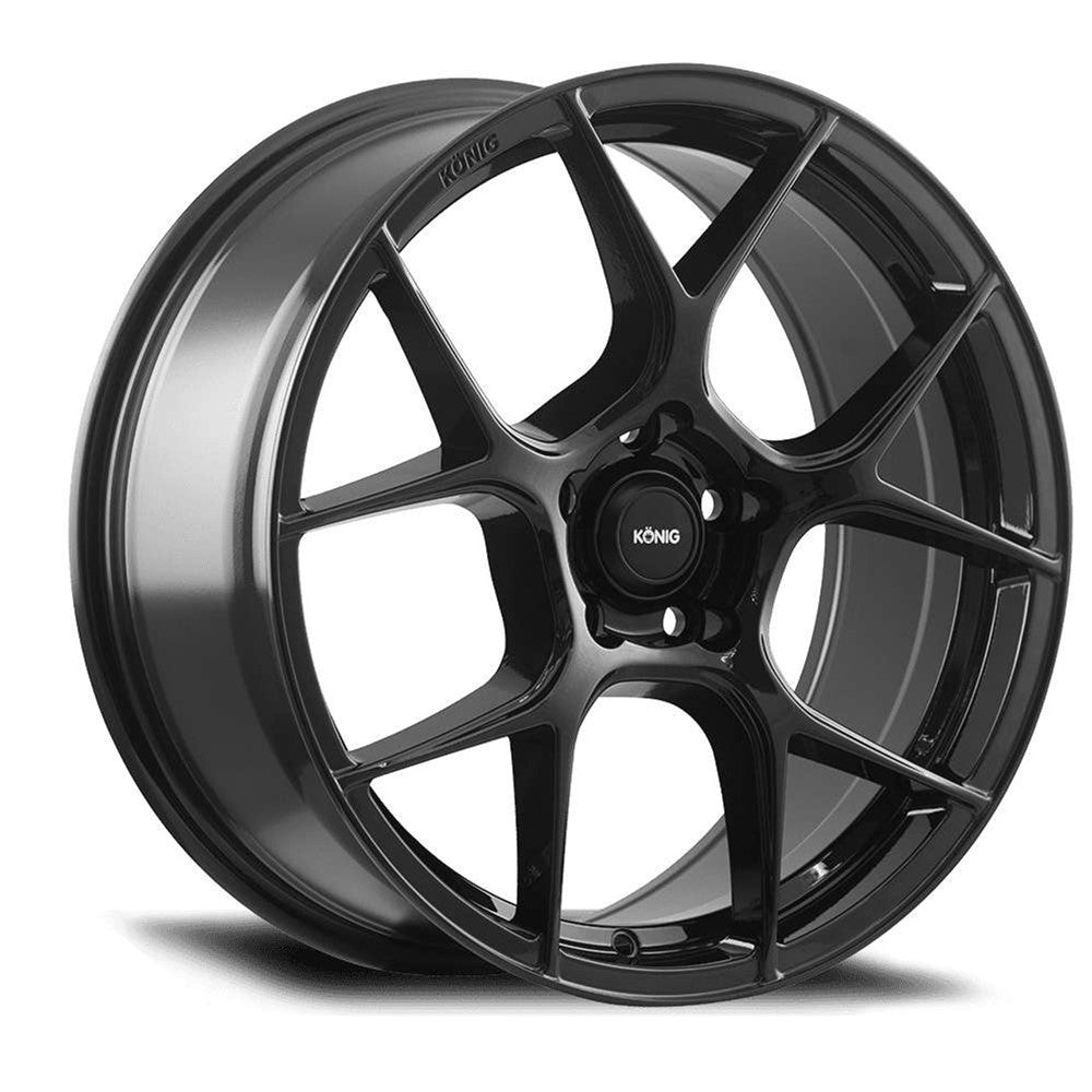 17x8 Konig 107GB Diverge Gloss Black Wheel 5x112 (42mm)