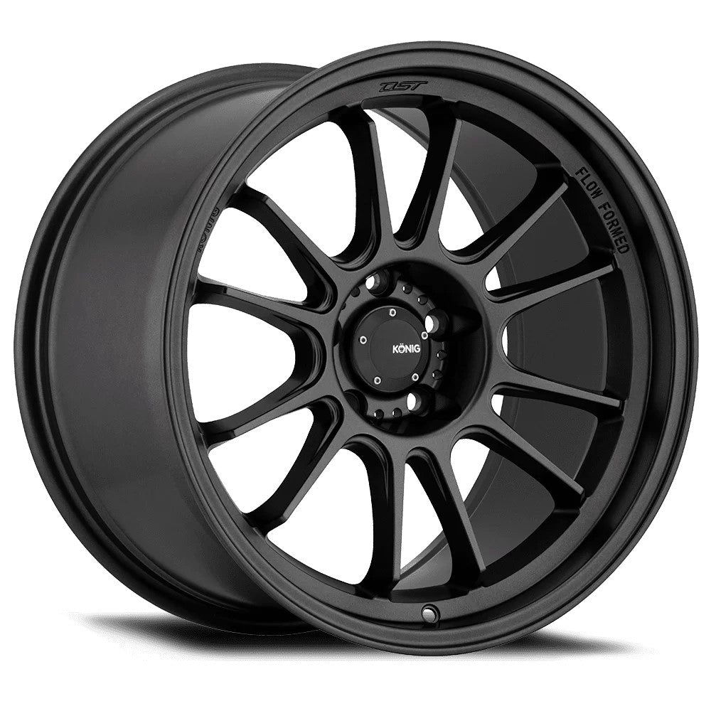 17x8 Konig 47B Hypergram Black Wheel 5x100 (40mm)