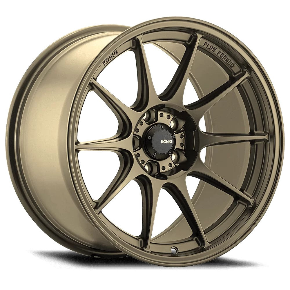 16x8 Konig 57BZ Dekagram Gloss Bronze Wheel 4x4.25 (40mm)