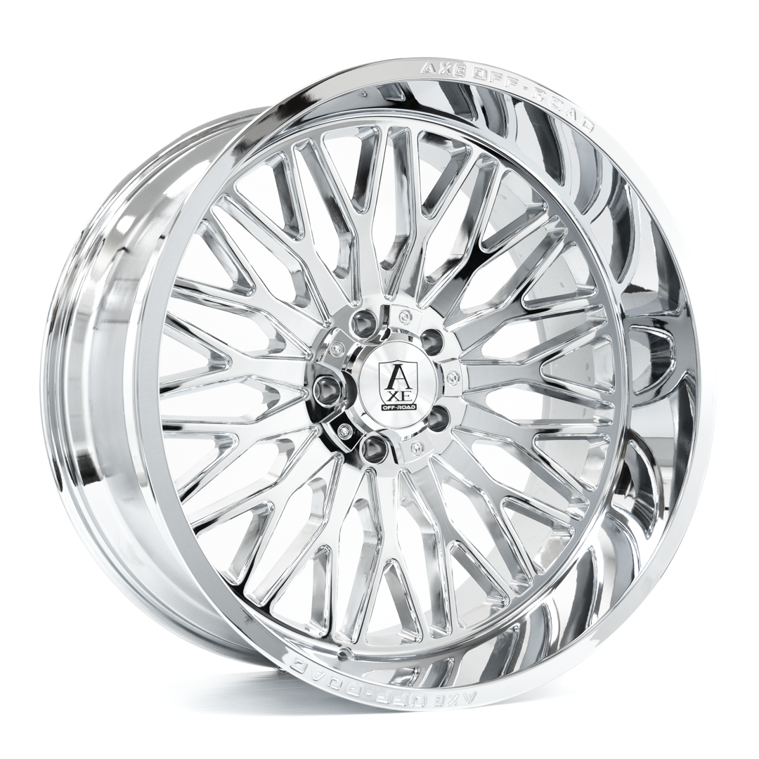 24x12 Axe Wheels Kratos Chrome Wheel 5x5-5x5.5 (-44mm)