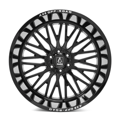24x14 Axe Wheels Kratos Gloss Black Wheel 6x135-6x5.5 (-76mm)