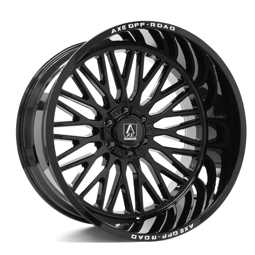 24x14 Axe Wheels Kratos Gloss Black Wheel 6x135-6x5.5 (-76mm)