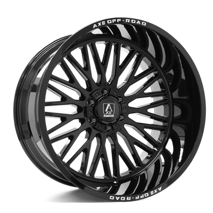 24x14 Axe Wheels Kratos Gloss Black Wheel 6x135-6x5.5 (-76mm)