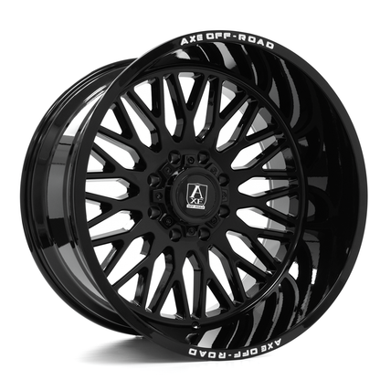24x14 Axe Wheels Kratos Gloss Black Wheel 8x170 (-76mm)