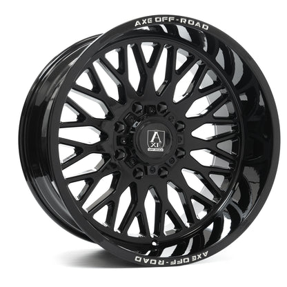 22x12 Axe Kratos Gloss Black Wheel 8x180 (-44mm)