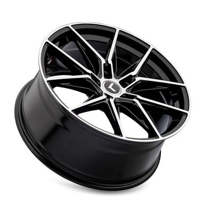 20x9 Kraze KR196 Evolve Black W/Machined Face Wheel 5x112 (35mm)