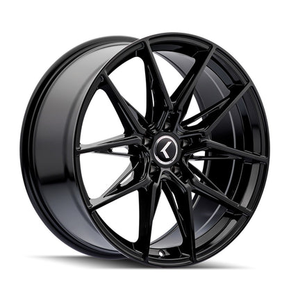 20x9 Kraze KR196 Evolve Gloss Black Wheel 5x120 (35mm)