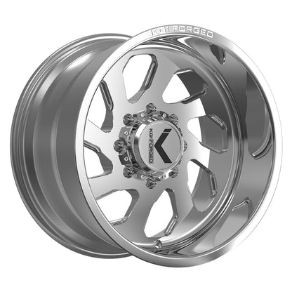 20x10 KG1 KT004 Dropkick Polished LEFT DIRECTIONAL FORGED Wheel 6x135 (-24mm)