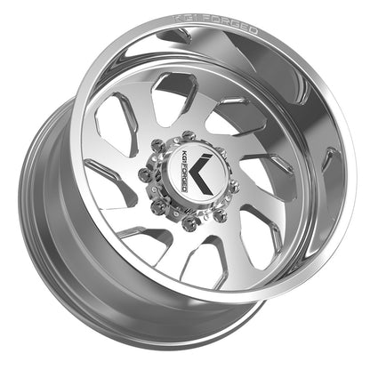 22x12 KG1 KT004 Dropkick Polished LEFT DIRECTIONAL FORGED Wheel 6x135 (-44mm)