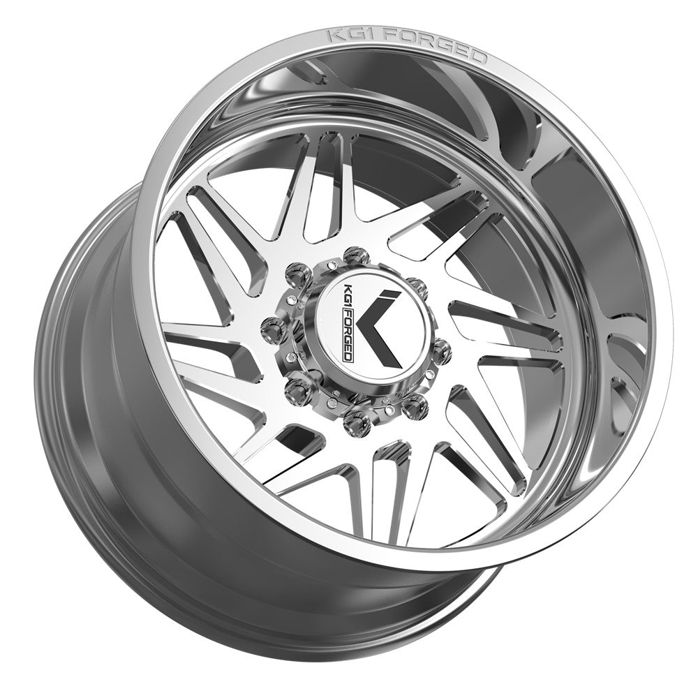 20x10 KG1 KT029 Dyno Polished RIGHT DIRECTIONAL FORGED Wheel 8x6.5 (-18mm)