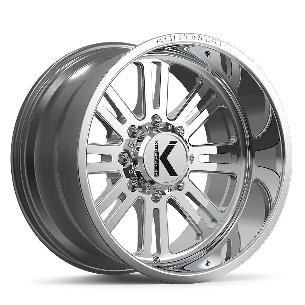 22x14 KG1 Forged KT034 H8TER Polished Milled FORGED Wheel 8x6.5 (-76mm)