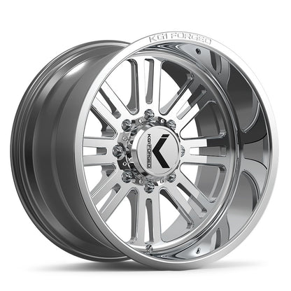 22x14 KG1 Forged KT034 H8TER Polished Milled FORGED Wheel 8x6.5 (-76mm)