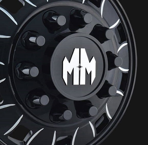 Mayhem 8180 Black BIG RIG 10x285 Front Hub Cover