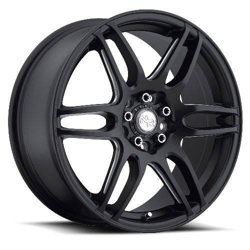 18x8 M106 Niche NR6 Black Milled Wheel 5x112 (35mm)