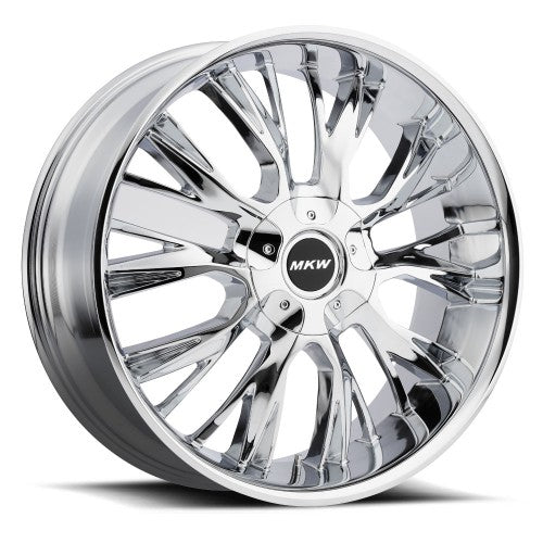 18x8 MKW M122 Chrome Wheel 5x110/5x115 (40mm)