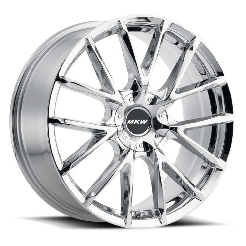 22x9 MKW M123 Chrome Wheel 5x115/5x120 (18mm)