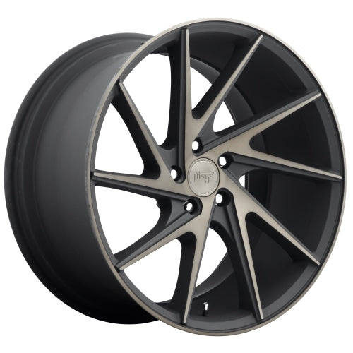20x10.5 M163 Niche Invert Matte Black Machined Wheel 5x4.5 (30mm)