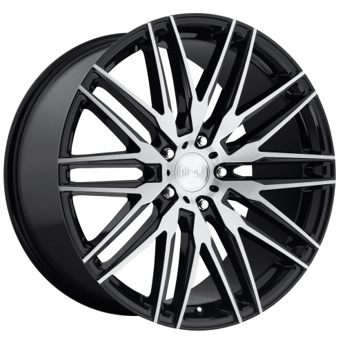 22x10.5 M165 Niche Anzio Gloss Black Brushed Wheel 5x130 (55mm)