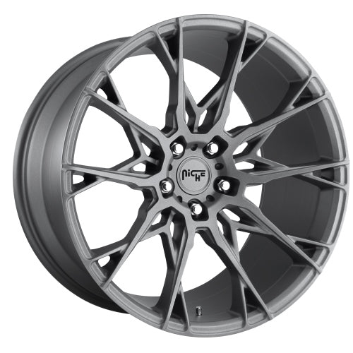 19x10 M182 Niche Staccato Matte Gunmetal Wheel 5x120 (40mm)