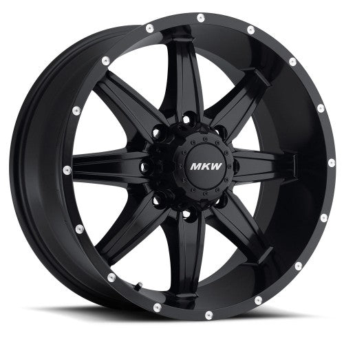 17x9 MKW Offroad M89 Satin Black Wheel 5x5 (10mm)