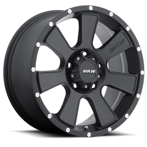 18x8 MKW Offroad M90 Satin Black Wheel 5x110 (30mm)
