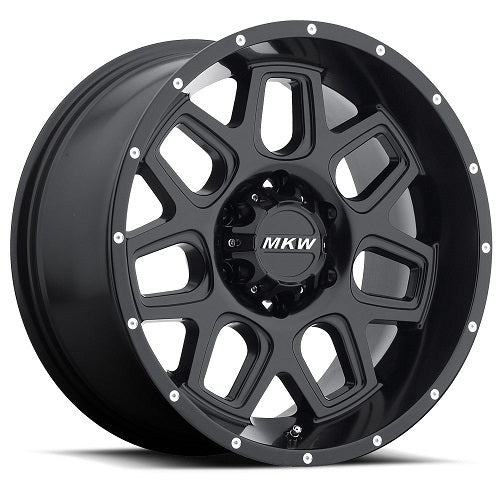 20x9 MKW Offroad M92 Full Satin Black Wheel 5x5.5 (10mm)
