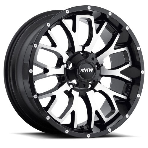 20x9 MKW Offroad M95 Satin Black Machined Wheel 6x5.5 (-10mm)