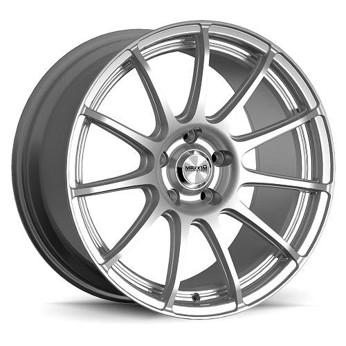 17x7 Maxxim 10S Winner Full Silver Wheel 4x100/4x4.5 +40