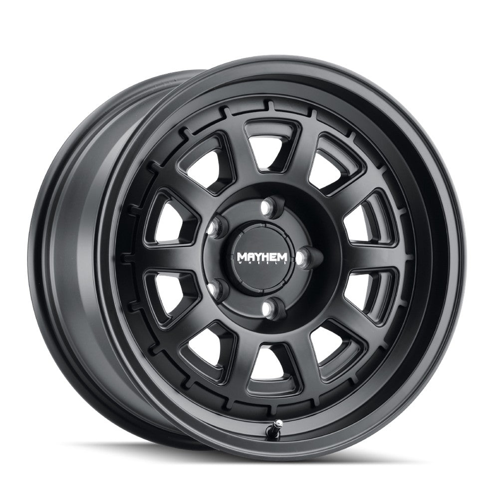 18x9 Mayhem 8303 Voyager Matte Black Wheel 8x6.5 (0mm)