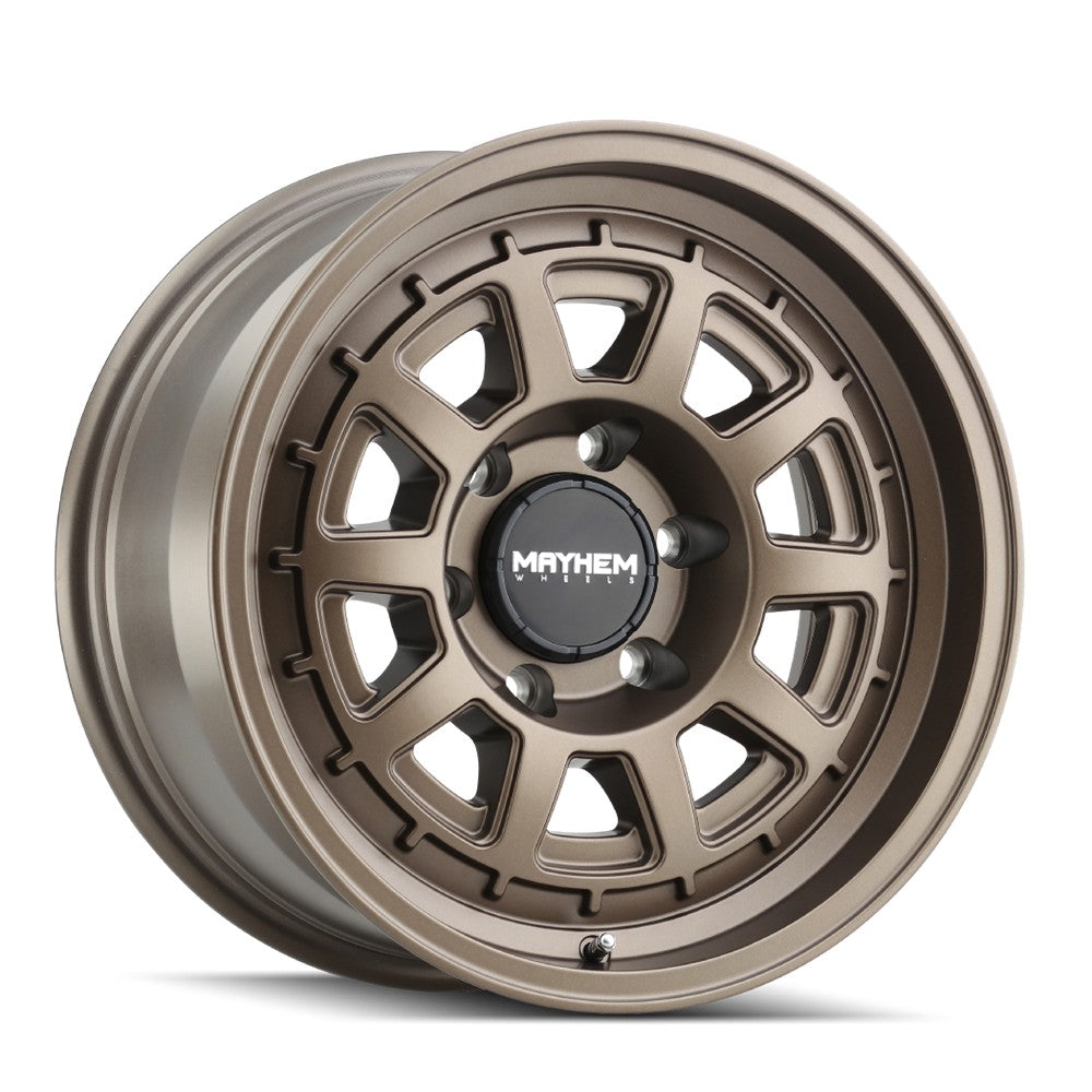 17x8.5 Mayhem 8303 Voyager Dark Bronze Wheel 6x5.5 (18mm)