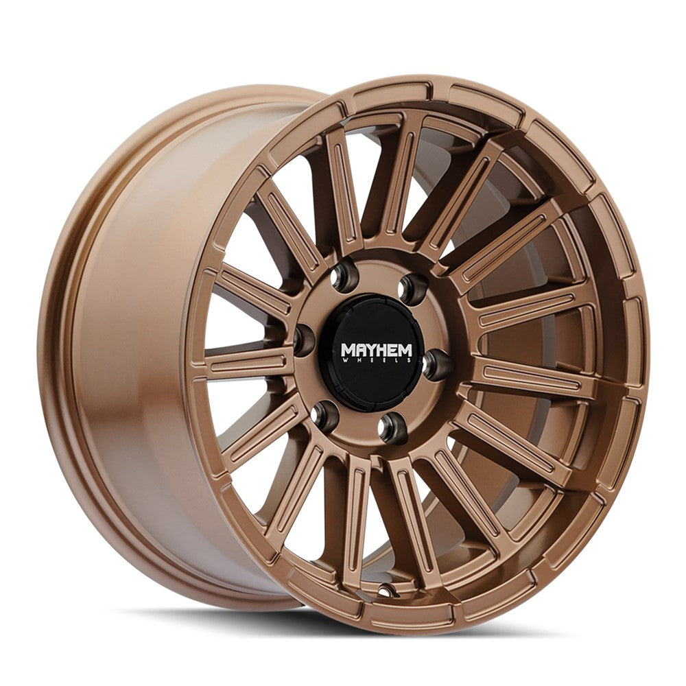 17x9 Mayhem Granite Matte Bronze Wheel 6x5.5 (0mm)