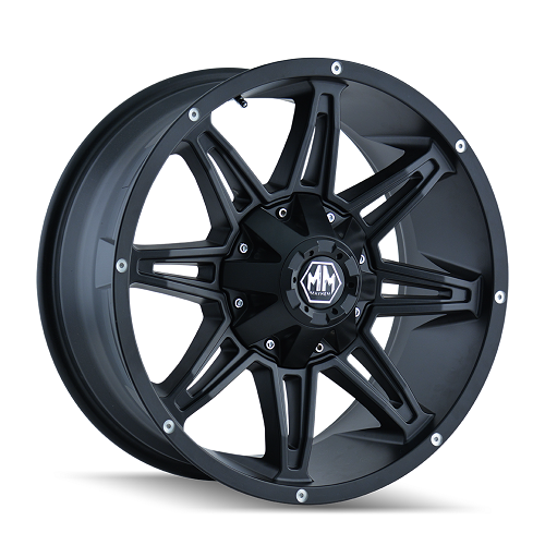20x9 Mayhem Rampage Matte Black Wheel 6x135/6x5.5 (0mm)