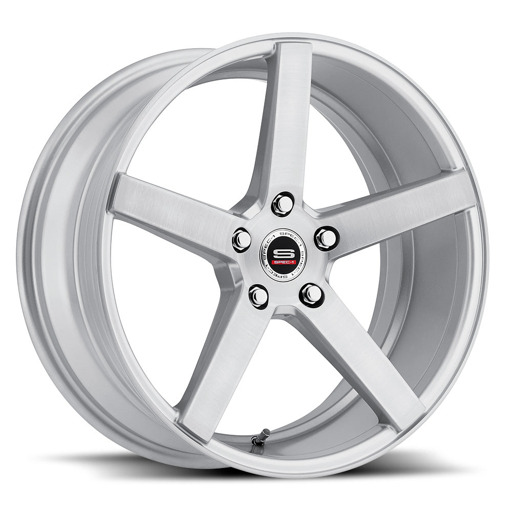20x8.5 Spec-1 SP-36 Silver Brushed Wheel Blank (32mm)