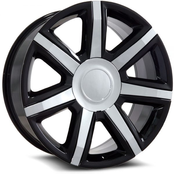 24x10 O.E. Revolution D-05 Gloss Black Wheel 6x5.5 (31mm)