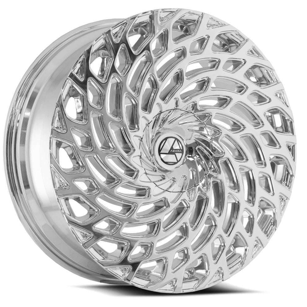 26x9.5 Azara AZA-523 Nano Chrome Wheel Blank (15mm)